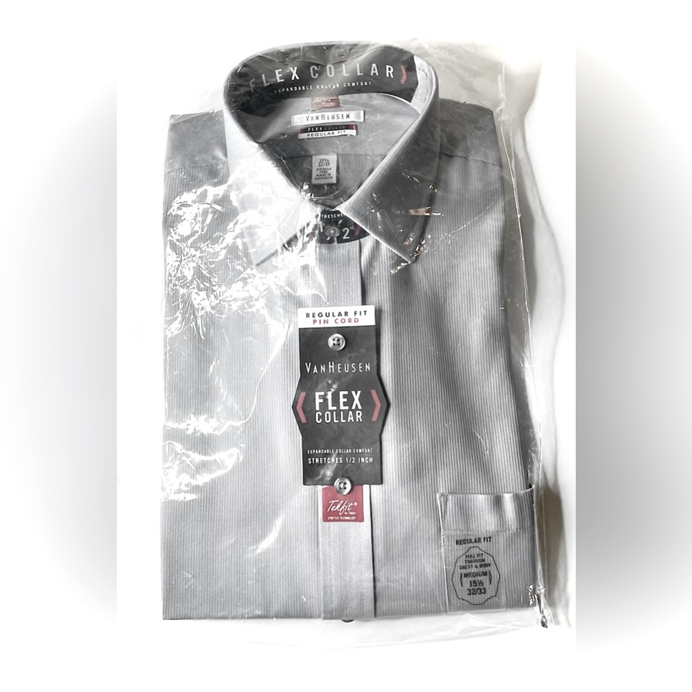 Van Hueson flex collar shirt